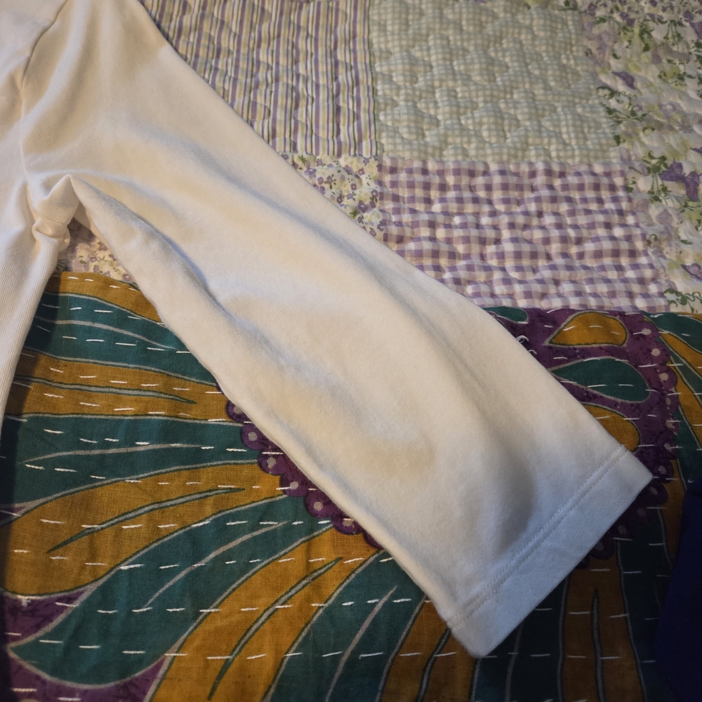 Isaac Mizrahi Cream Tunic Top